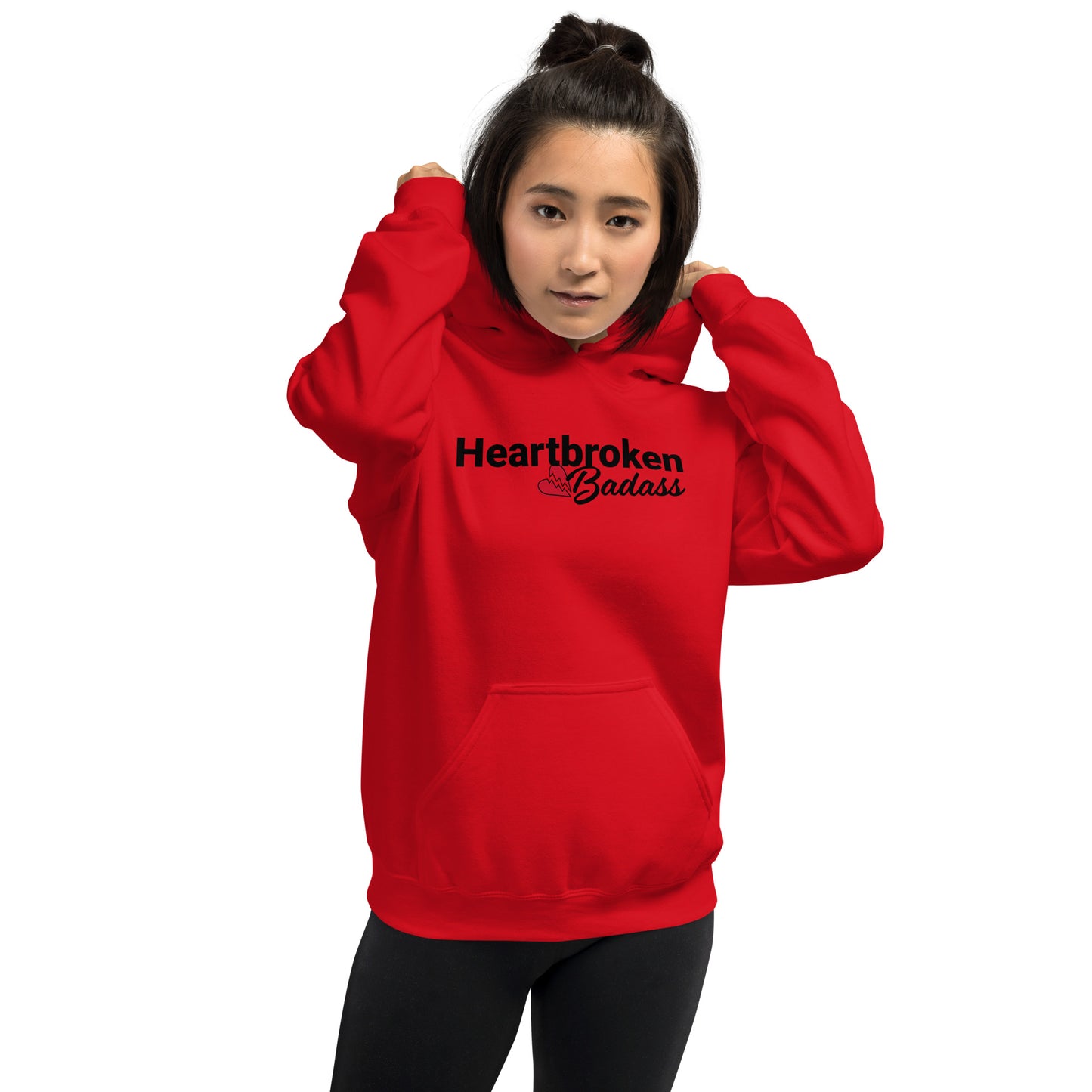 Heartbroken Badass Unisex Hoodie