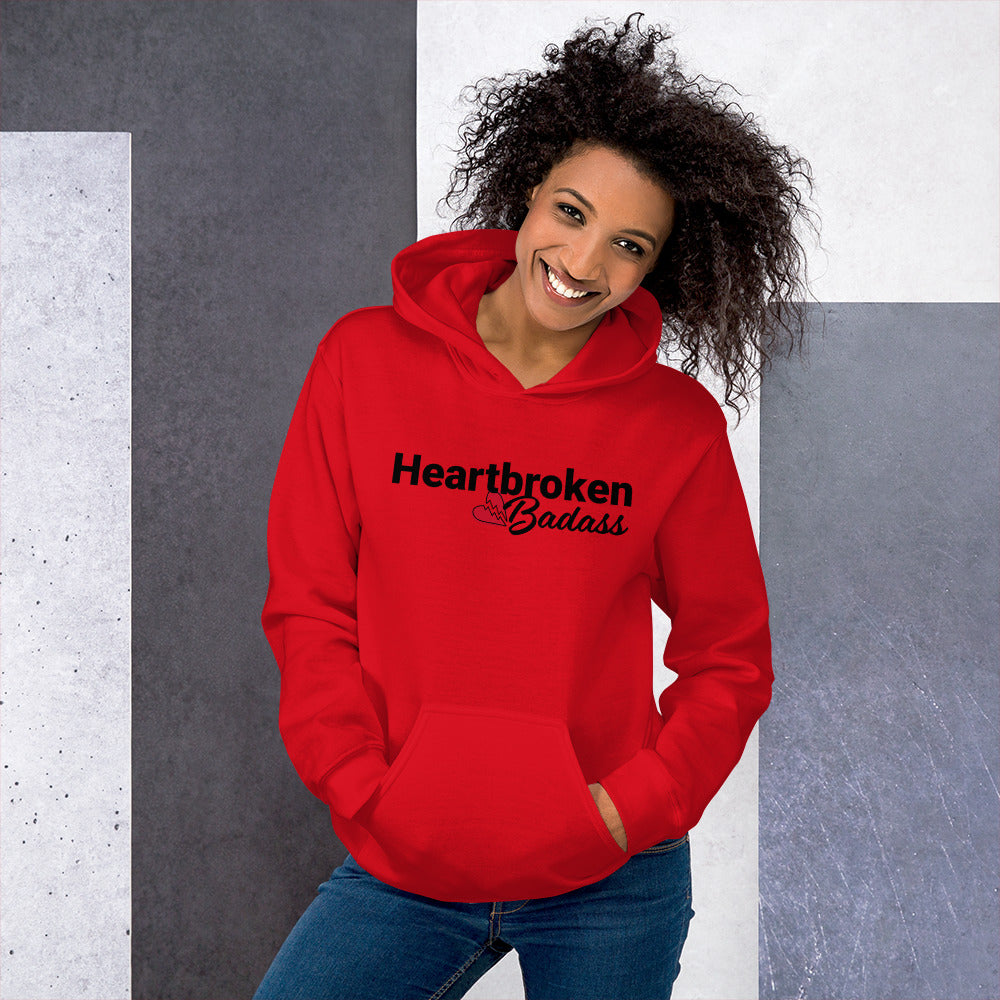 Heartbroken Badass Unisex Hoodie