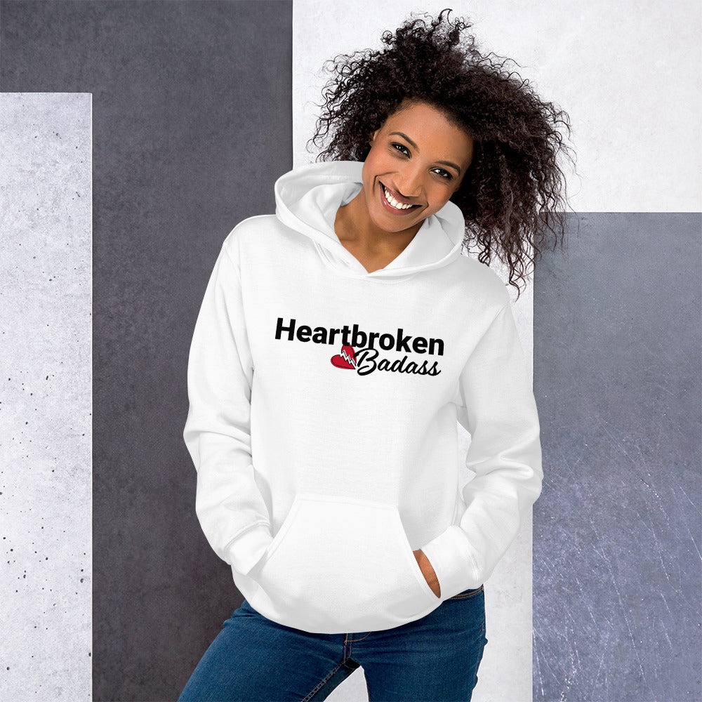 Heartbroken Badass Unisex Hoodie